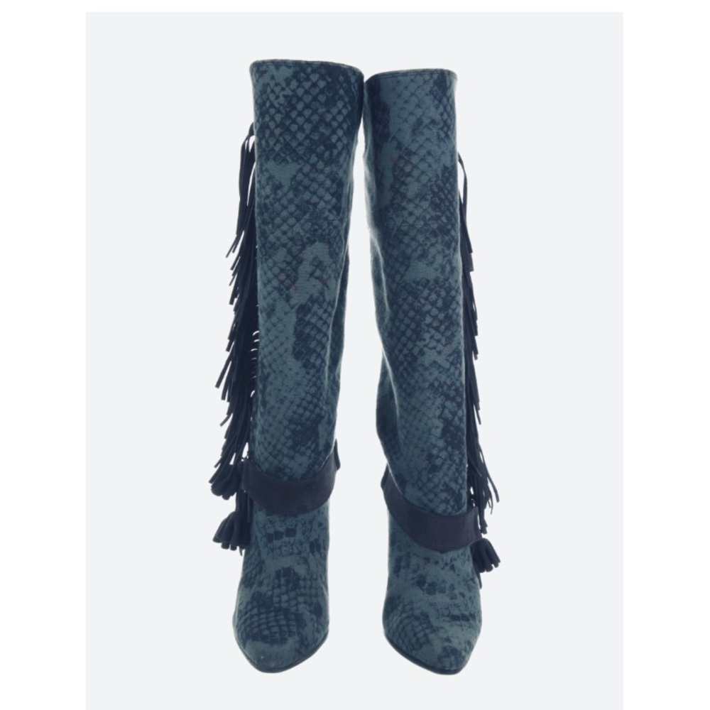 Isabel Marant Canvas Fringe Slouch Western Cowboy… - image 6